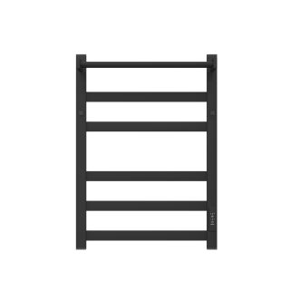 Полотенцесушитель электрический APEXTERMO Terra TR11164BM 600x400 с крючками и полкой черный матовый