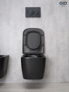 Унитаз подвесной Gid Tr2140Bm 62255Y черный матовый 51x35x37.5