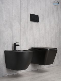 Унитаз подвесной Gid Tr2144Bm 62225Y черный матовый 52x36x33.5