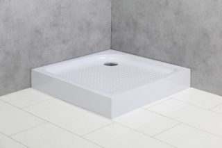 Душевой акриловый поддон 90см, белый BelBagno TRAY-BB-A-90-15-W