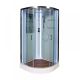 Душевая кабина Deto А01 LED с кнопкой 100х100х220 см