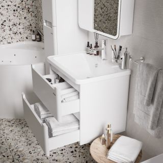 Напольная тумба под раковину Onika Селигер 106006 60см белый