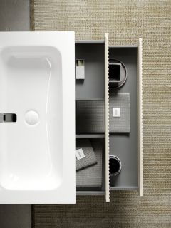 Подвесная тумба под раковину Sancos Snob R SNR100LCE левая 100см Beige Soft