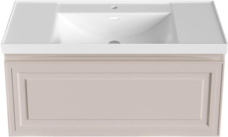 Тумба под раковину Aquanet Агата 345490 110 см бежевый