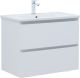 Тумба под раковину Aquanet Эмбер 330467 80 см белый матовый