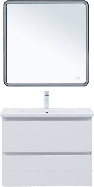 Тумба под раковину Aquanet Эмбер 330467 80 см белый матовый