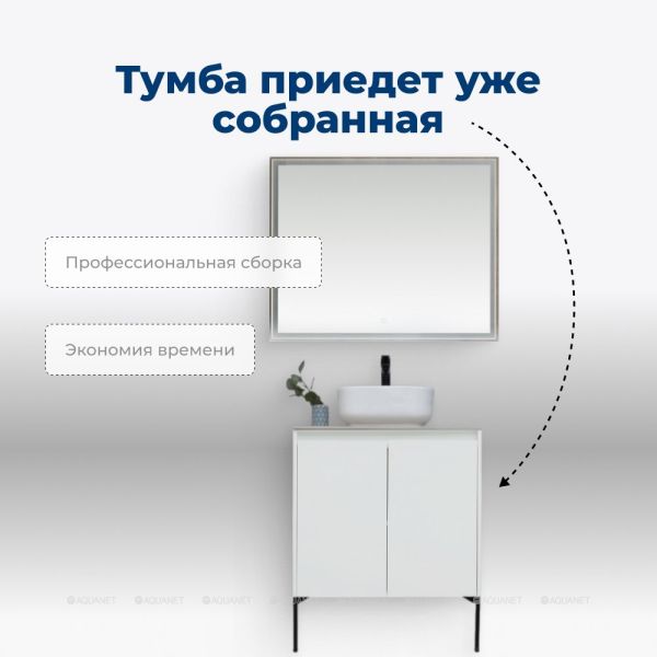 Тумба под раковину Aquanet Nova Lite 298847 60 см белый