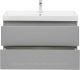 Тумба под раковину Aquanet Вега 2.0 337962 90 см мисти грин