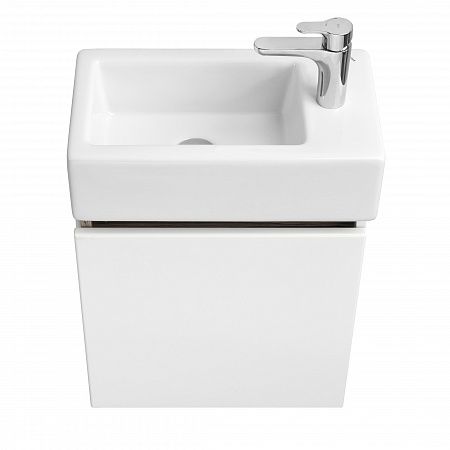 Тумба под раковину Акватон Эклипс М правая 46см эбони светлый 1A172801EK49R