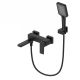Смеситель для ванны с душем Wonzon & Woghand Cube 2.0 WW-88037068-MB чёрный матовый
