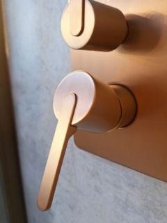 Душевая система AltroBagno Unione 040109 RaSp медь матовая