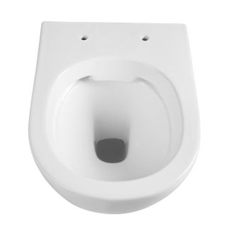 Подвесной унитаз ABBER Bequem AC1103 безободковый белый