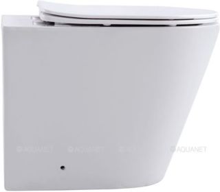 Унитаз приставной Aquanet Rimless Atago 2.0 F LX-1906 243548 белый