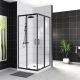 Душевой уголок BelBagno Uno 100x100см чёрный UNO-195-A-2-100-C-NERO