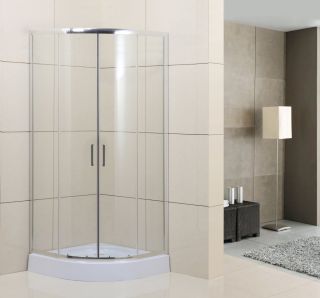 Душевой уголок четверть круга, хром BelBagno UNO-195-R-2-100-C-Cr