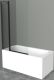 Шторка на ванну BelBagno Uno 90см чёрный UNO-V-1-90/150-C-NERO