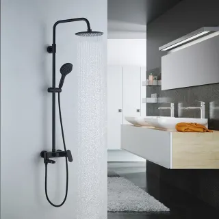 Душевая стойка Shevanik S8736H чёрный