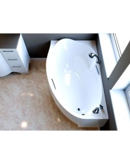 Ванна из искусственного камня Фэма Стиль Аделина R 170x96 см