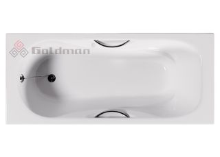 Ванна чугунная Goldman Donni DN17075 170x75см с ножками