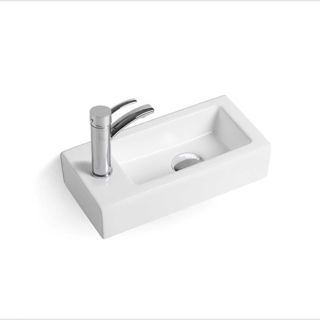 Раковина Vincea VBS-133L 37 см белая