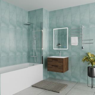 Ванна акриловая Vincea VBT-2G170-FR с каркасом 1700*700*470, пристенная, цвет белый