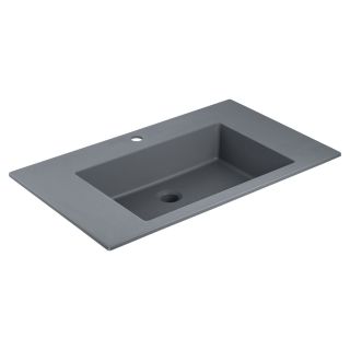 Раковина Vincea VCB-13800G 80 см серая