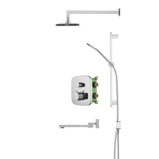 Душевой комплект Swedbe Platta 5562 с термостатом хром
