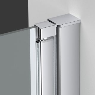 Душевая дверь Vincea Alpha VDP-3AL700CLB, черный, стекло прозрачное