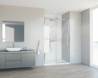 Душевая дверь Vincea Сomo Soft VDS-1CS120CL, 1200, хром, стекло прозрачное