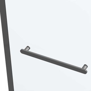 Душевая дверь Vincea Como Soft VDS-1CS130CLGM, 1300, вороненая сталь, стекло прозрачное