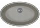 Кухонная мойка Florentina Вега Овал серый шёлк