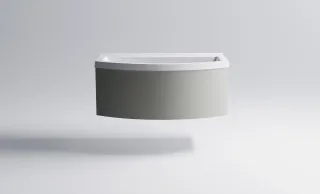 Тумба с раковиной Astra-Form Венеция 2.0 3100003ncss3502-y+04010022 80 см серо-бежевый матовый