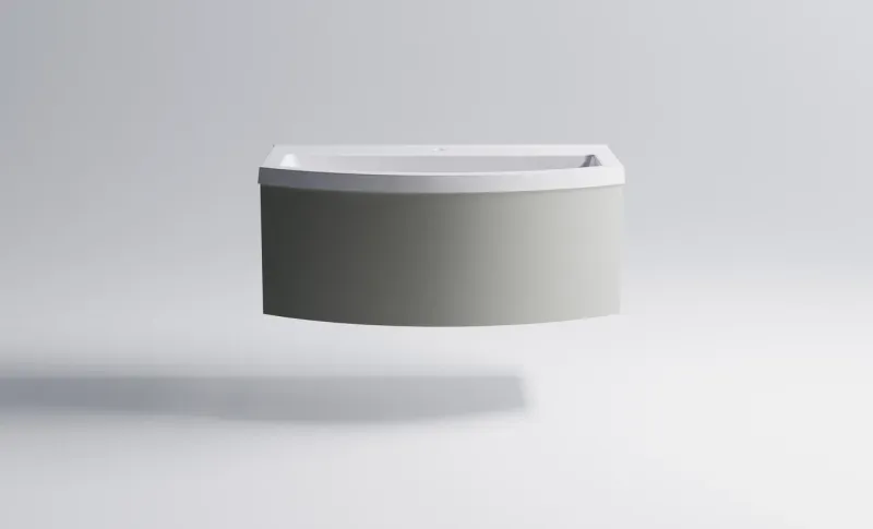 Тумба с раковиной Astra-Form Венеция 2.0 3100001ncss3502-y+04010019 100 см серо-бежевый матовый