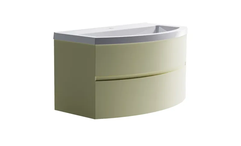 Тумба с раковиной Astra-Form Венеция 2.0 03100004ral1013+04010022 80 см бежевый матовый