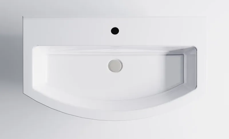 Тумба с раковиной Astra-Form Венеция 2.0 03100002ncss3005-b80g+04010019 100 см зелёный матовый