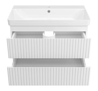 Подвесная тумба под раковину Brevita Victory VIC-09080-0102Я 80см белый