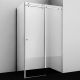 Душевой уголок Wasserkraft Vils 100x80см серебристый 56R17
