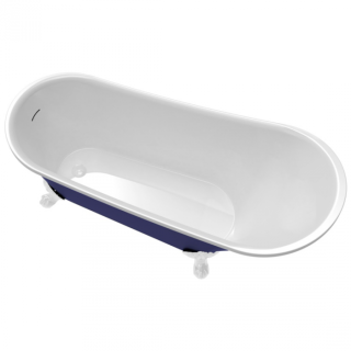 Ванна акриловая Delice Vintage DLR440105Bu 162х69 синяя матовая