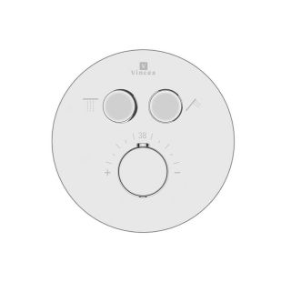 Встраиваемый смеситель для душа Vincea VSCV-322T-MCH двухфункциональный термостатический хром