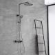 Душевая система Vincea Desire VSFS-1D1TGM термостатическая вороненая сталь