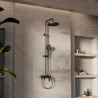 Душевая стойка Vincea VSFS-413MB, черный