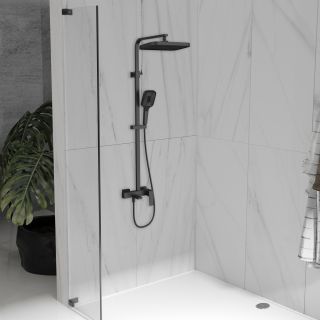 Душевая стойка Vincea Dice VSFS-4C12MB, черный