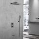 Душевой комплект Vincea Desire VSFW-1N3TGM встраиваемый трехрежимный вороненая сталь