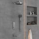 Душевой комплект Vincea VSFW-433TI2CH встраиваемый, термостатический, трехрежимный, хром