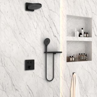 Душевой комплект Vincea VSFW-4I211RMB встраиваемый, двухрежимный, черный