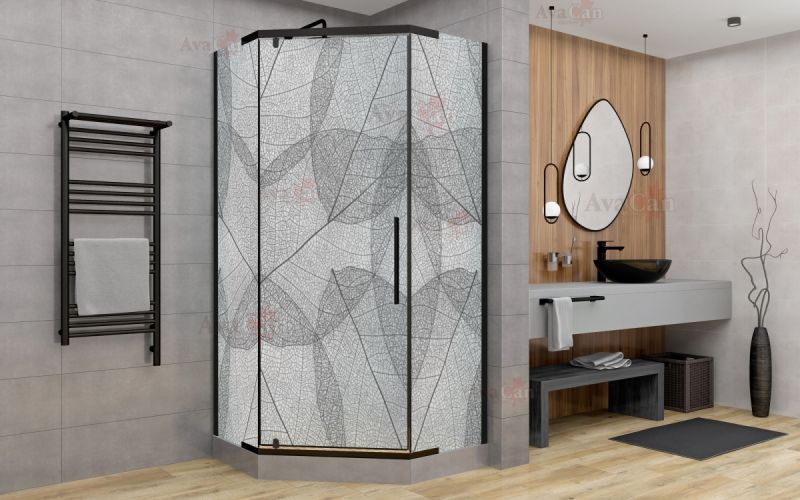 Душевой уголок AvaCan PB 90 MT 90x90 см чёрный