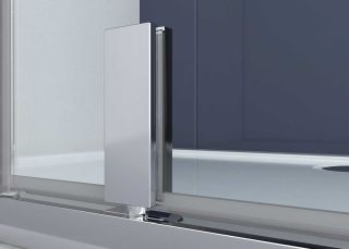 Душевой уголок Vincea Penta VSP-3P900CLGM, 900*900, вороненая сталь, стекло прозрачное