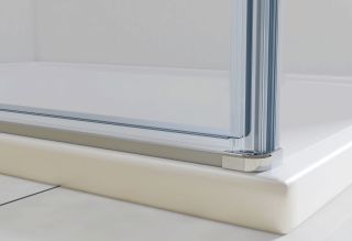 Душевой уголок Vincea Extra VSR-1E111290CLGM, 1100/1200*900, вороненая сталь, стекло прозрачное