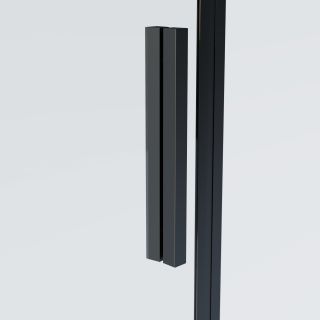 Душевой уголок Vincea Soft 2 VSR-3SO29014CLB, 1400*900, черный, стекло прозрачное