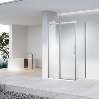 Душевой уголок Vincea Como-N VSR-4CN1016CL, 1600*1000, хром, стекло прозрачное